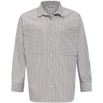 Dandalo  Hemdbluse Guido Relaxed Fit Lapel Collar Striped Shirt with Breast günstig online kaufen