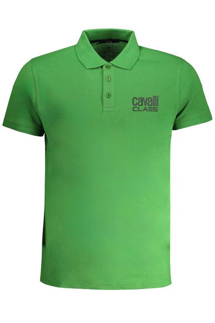 Cavalli Class Poloshirt Stylisches grünes Kurzarm-Poloshirt mit modernem günstig online kaufen