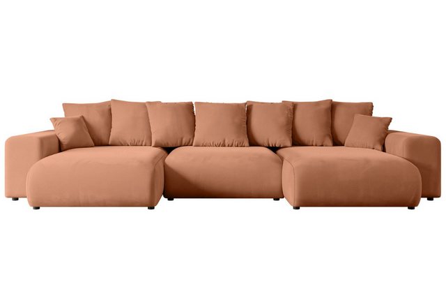 ALTDECOR Wohnlandschaft ESKAR-U, Couch mit Schlaffunktion, Wohnzimmer - Woh günstig online kaufen