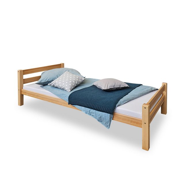 Betten-ABC Bett Bubema – Einzelbett aus massiver Buche, natur geölt, 90x200 günstig online kaufen