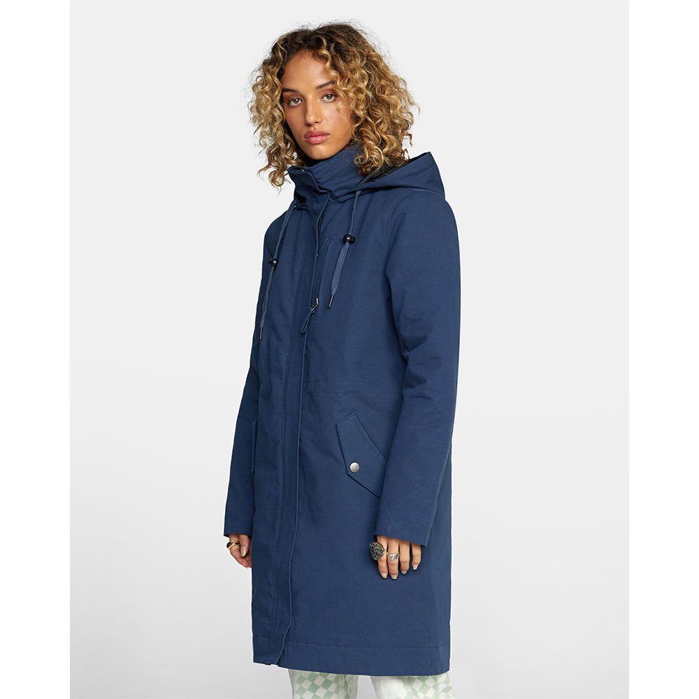 Rvca Green Valley Parka S Moody Blue günstig online kaufen