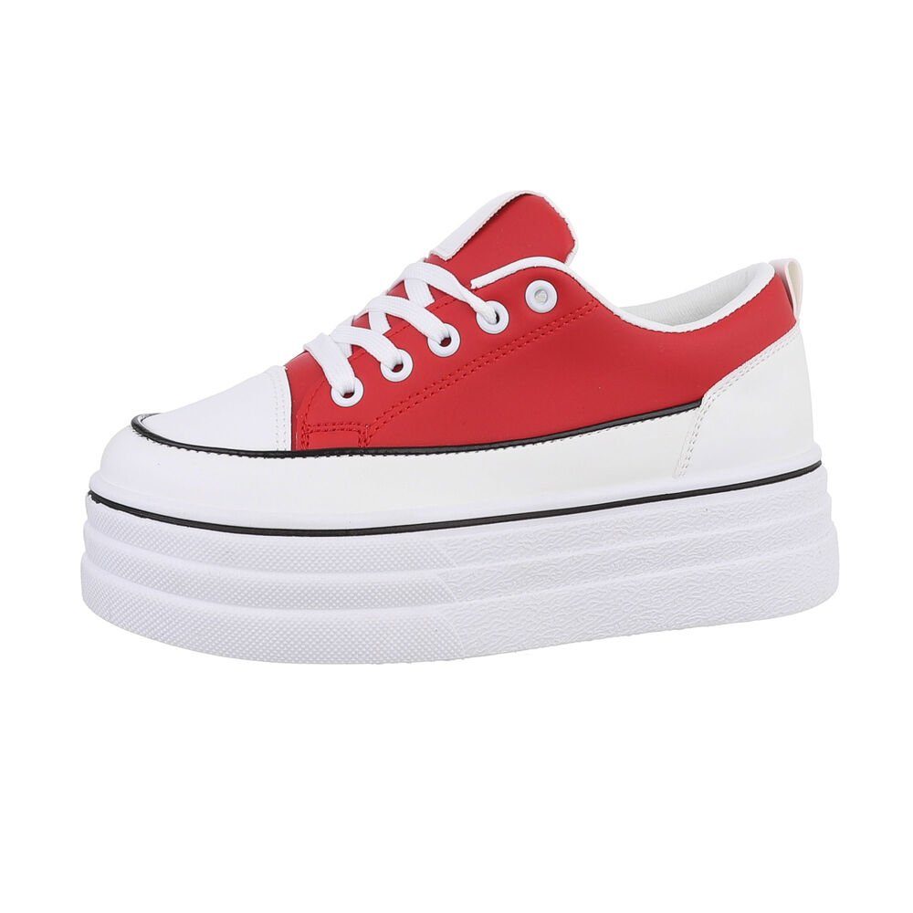 Ital-Design Damen Low-Top Freizeit Sneaker Flach günstig online kaufen