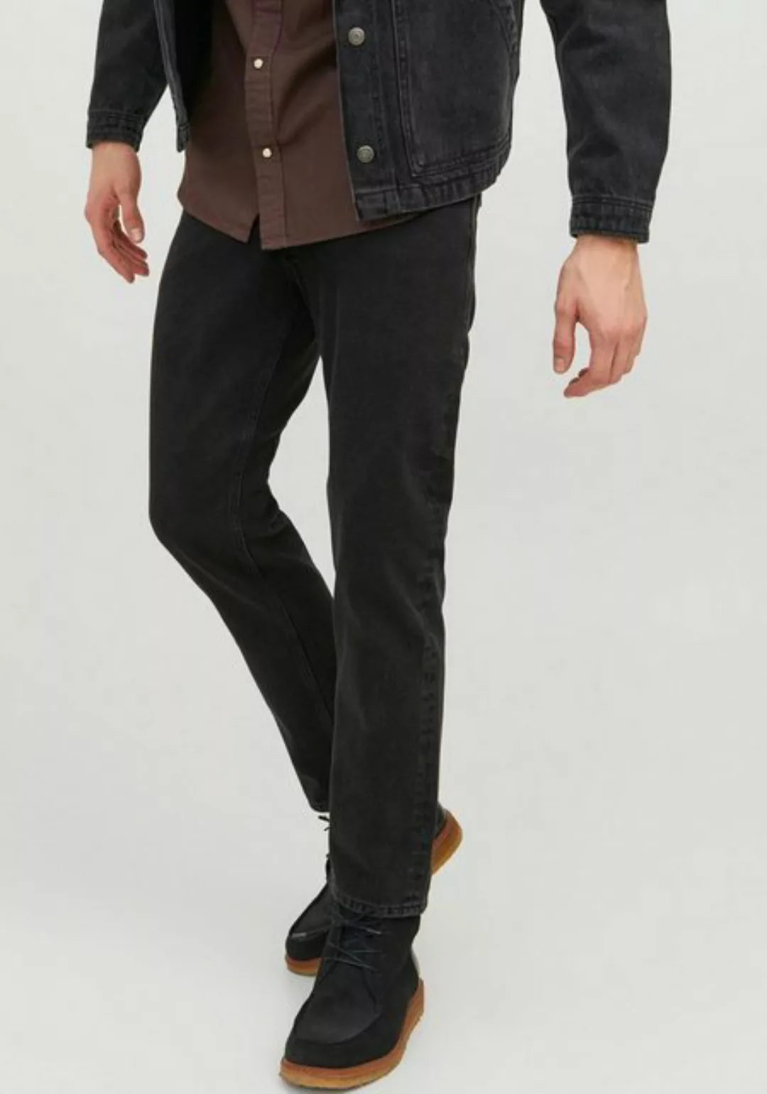 Jack & Jones Herren Jeans JJICHRIS JJORIGINAL MF 912 - Relaxed Fit - Schwar günstig online kaufen