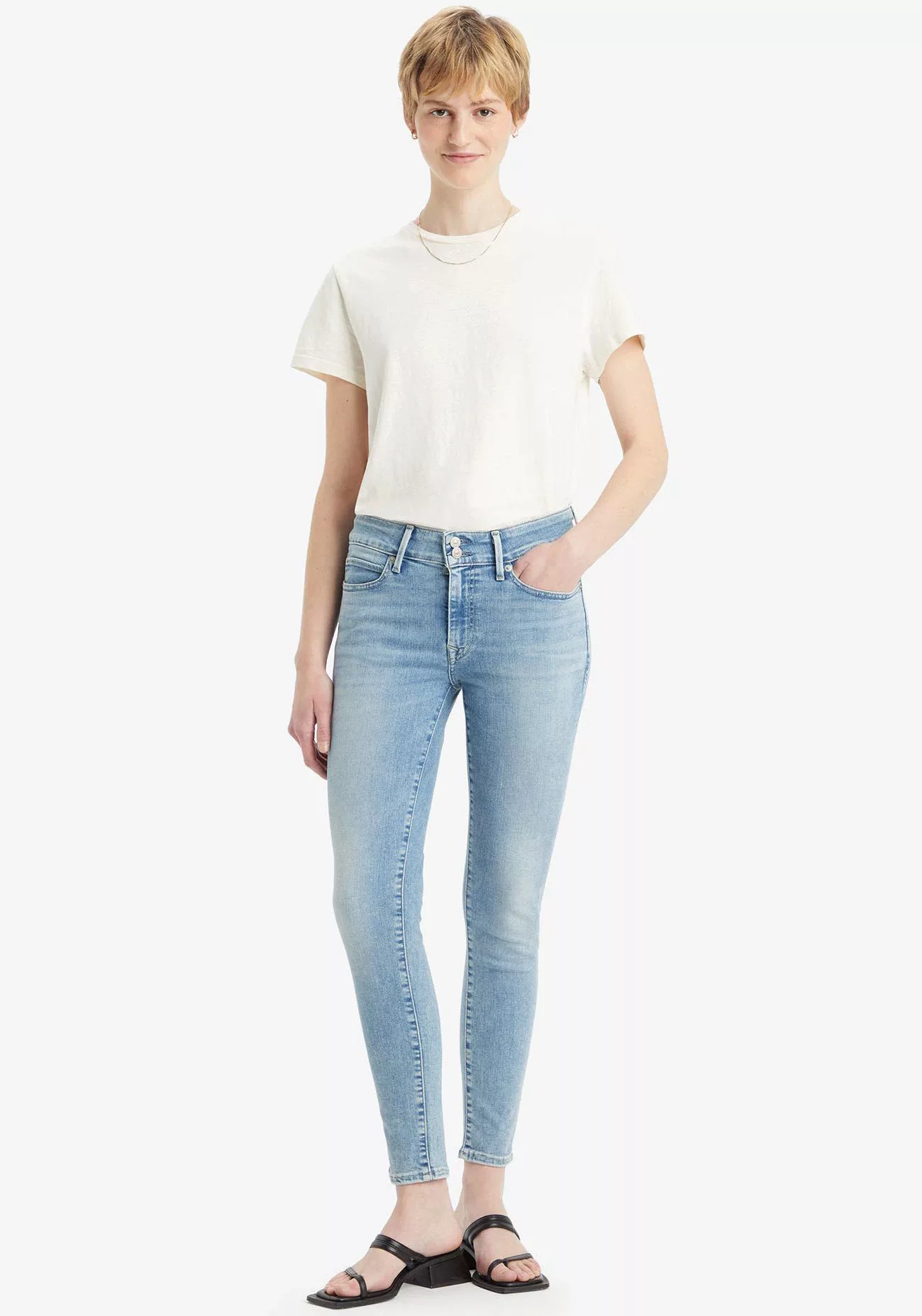 Levi's® Röhrenjeans 711 DOUBLE BUTTON günstig online kaufen