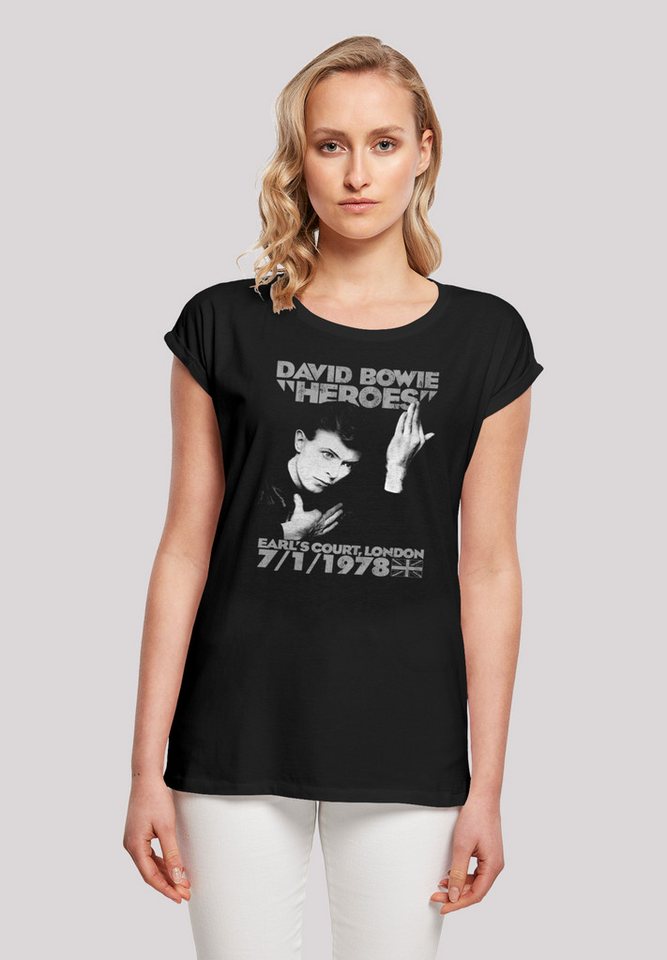 F4NT4STIC T-Shirt David Bowie Earls Court Heroes Print günstig online kaufen