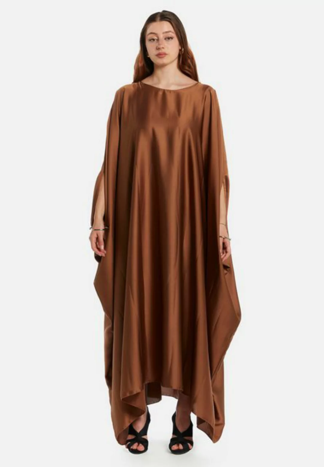 Elara Maxikleid Elara Damen Abaya mit Kopftuch (1-tlg) günstig online kaufen