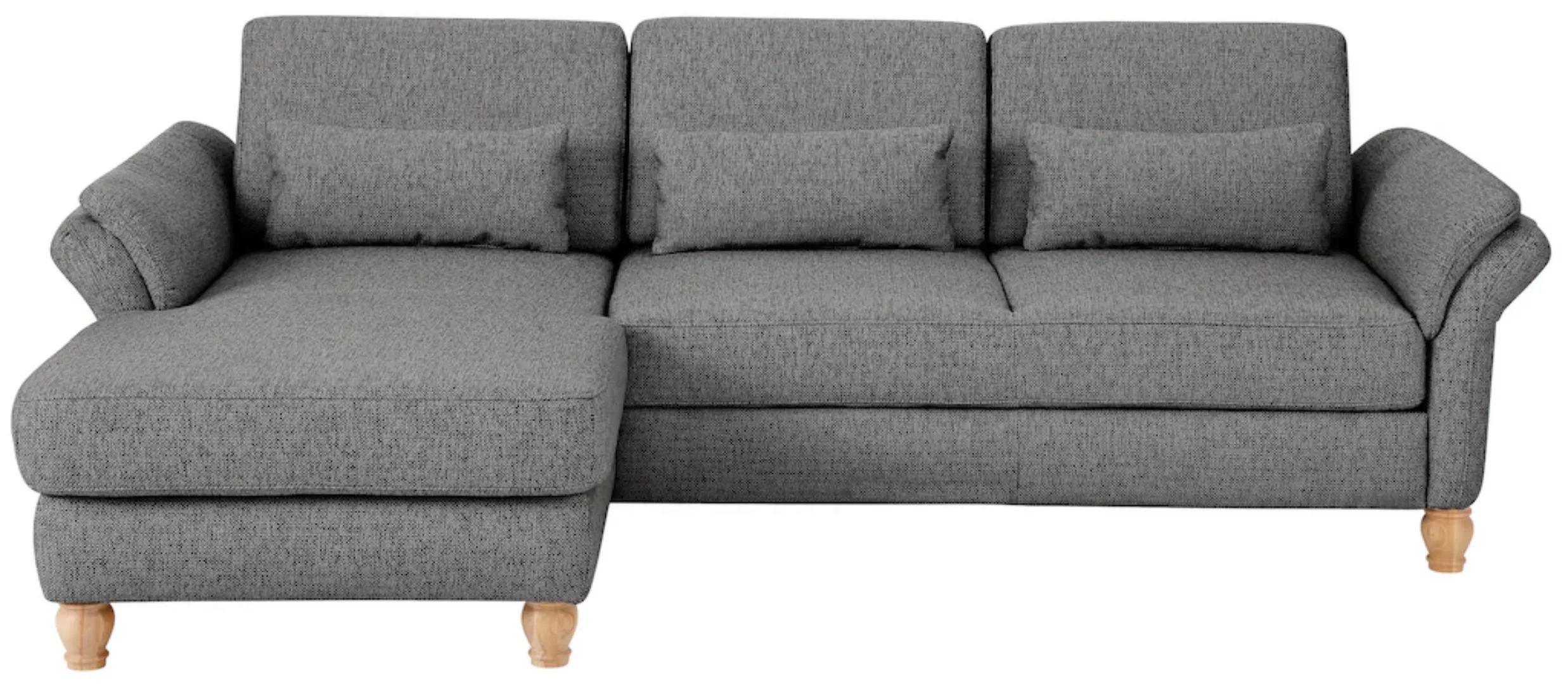 Home affaire Ecksofa »Palace L-Form«, incl. Sitztiefenverstellung, wahlweis günstig online kaufen