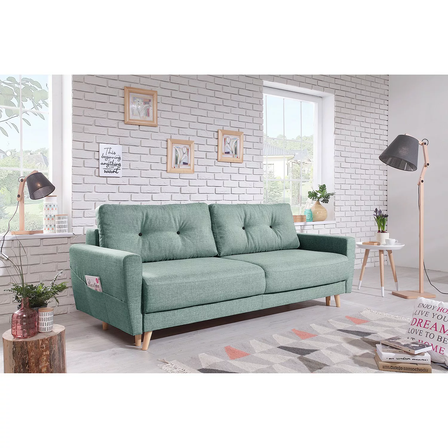 home24 Sofa Sola (3-Sitzer) günstig online kaufen