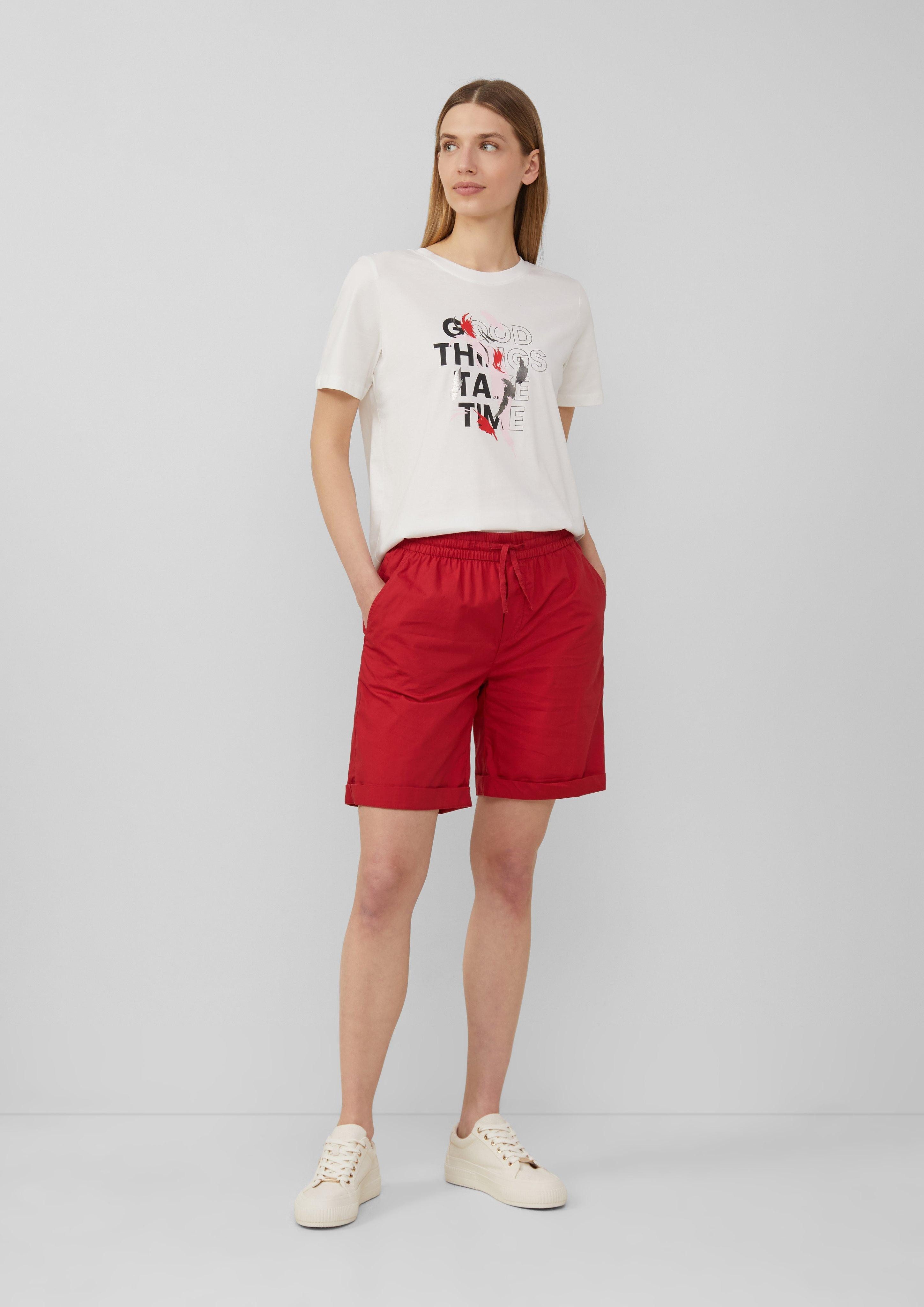 s.Oliver Kurzarmshirt Jerseyshirt aus Baumwolle mit günstig online kaufen