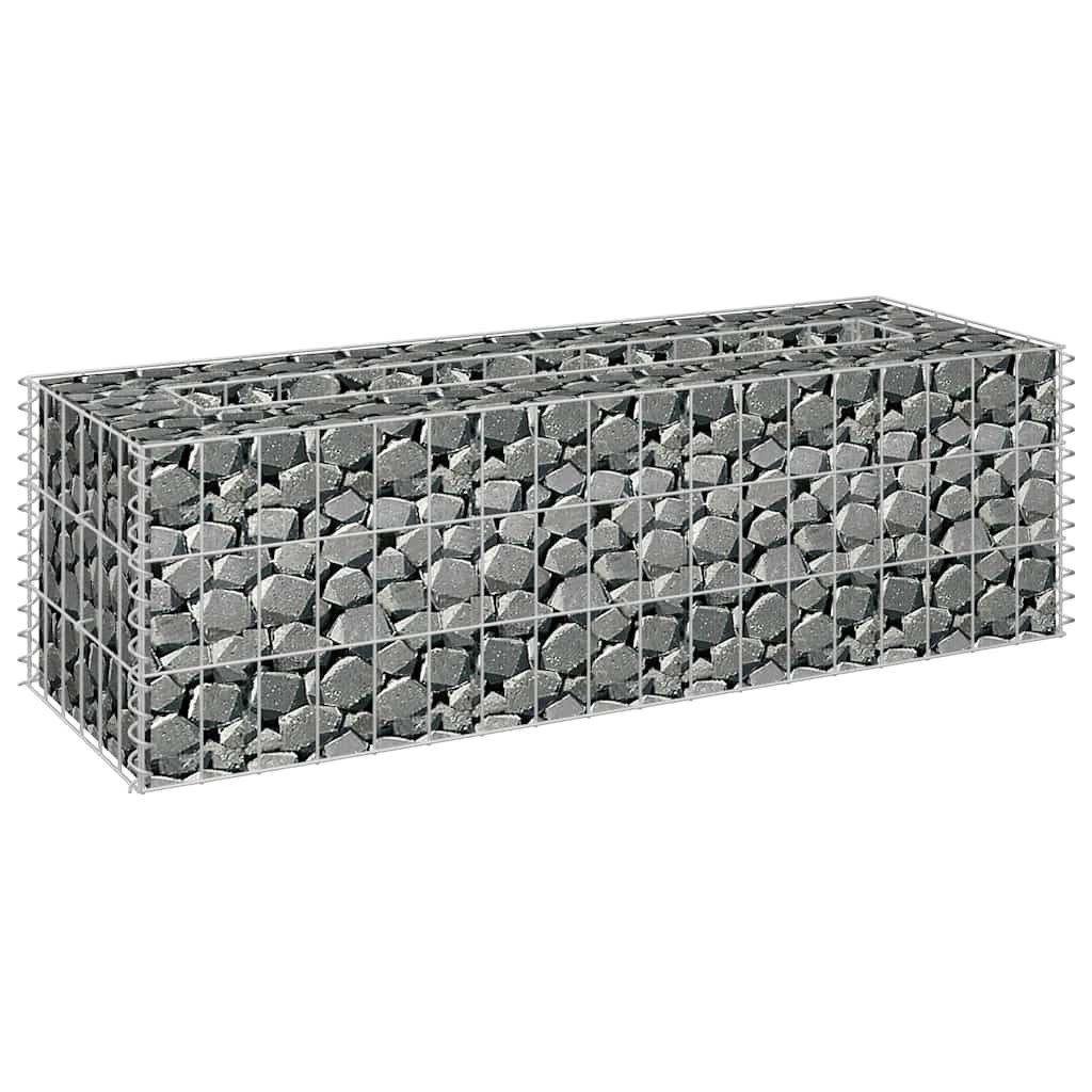vidaXL Hochbeet Gabionen-Hochbeet Verzinkter Stahl 90×30×30 günstig online kaufen