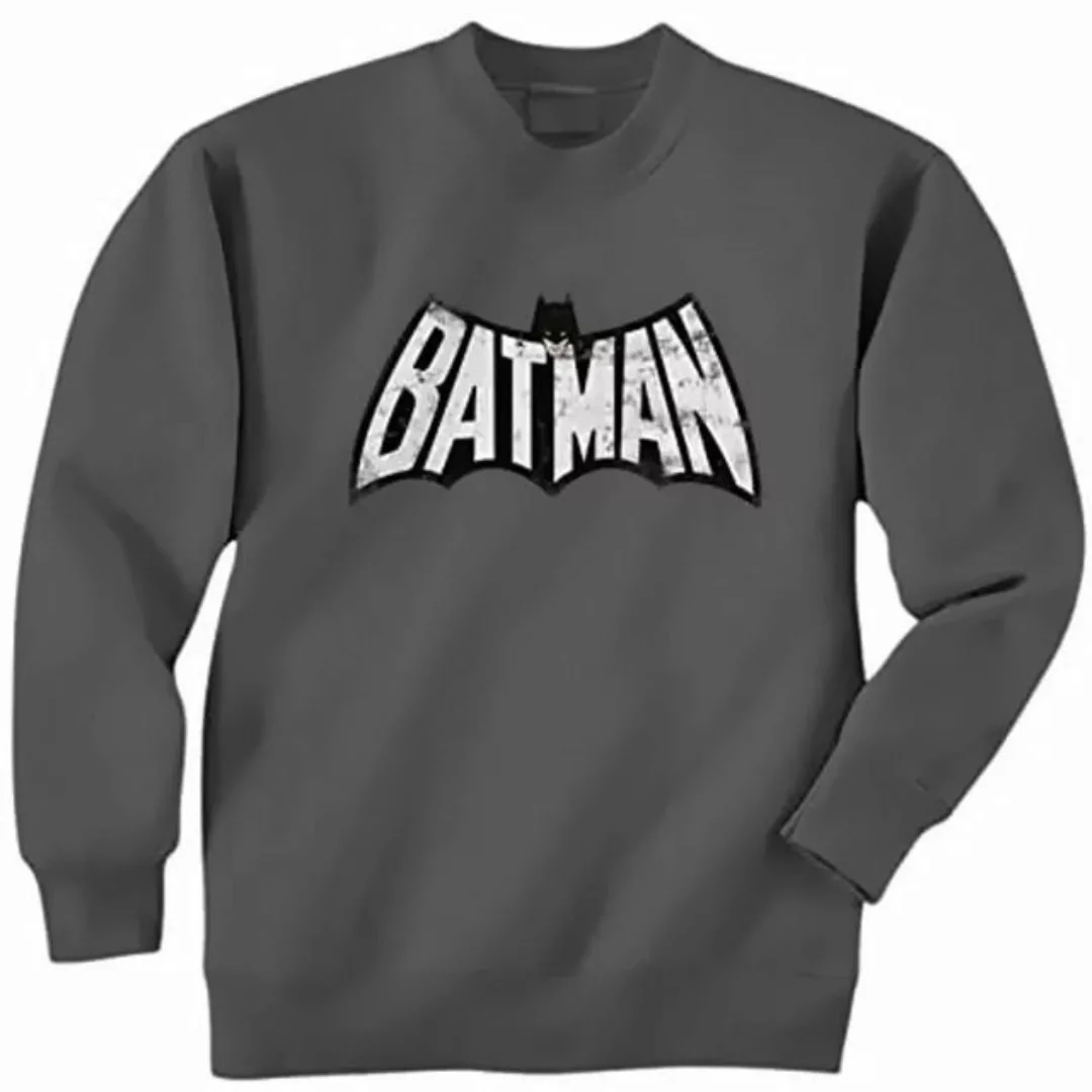 Batman Sweatshirt BATMAN SWEATSHIRT dunkelgrau solid Erwachsene Pullover XX günstig online kaufen