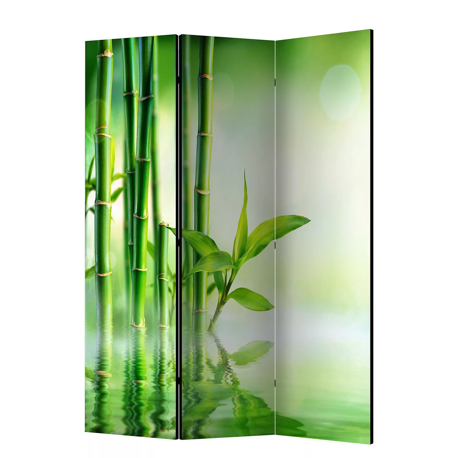home24 Paravent Green Bamboo günstig online kaufen