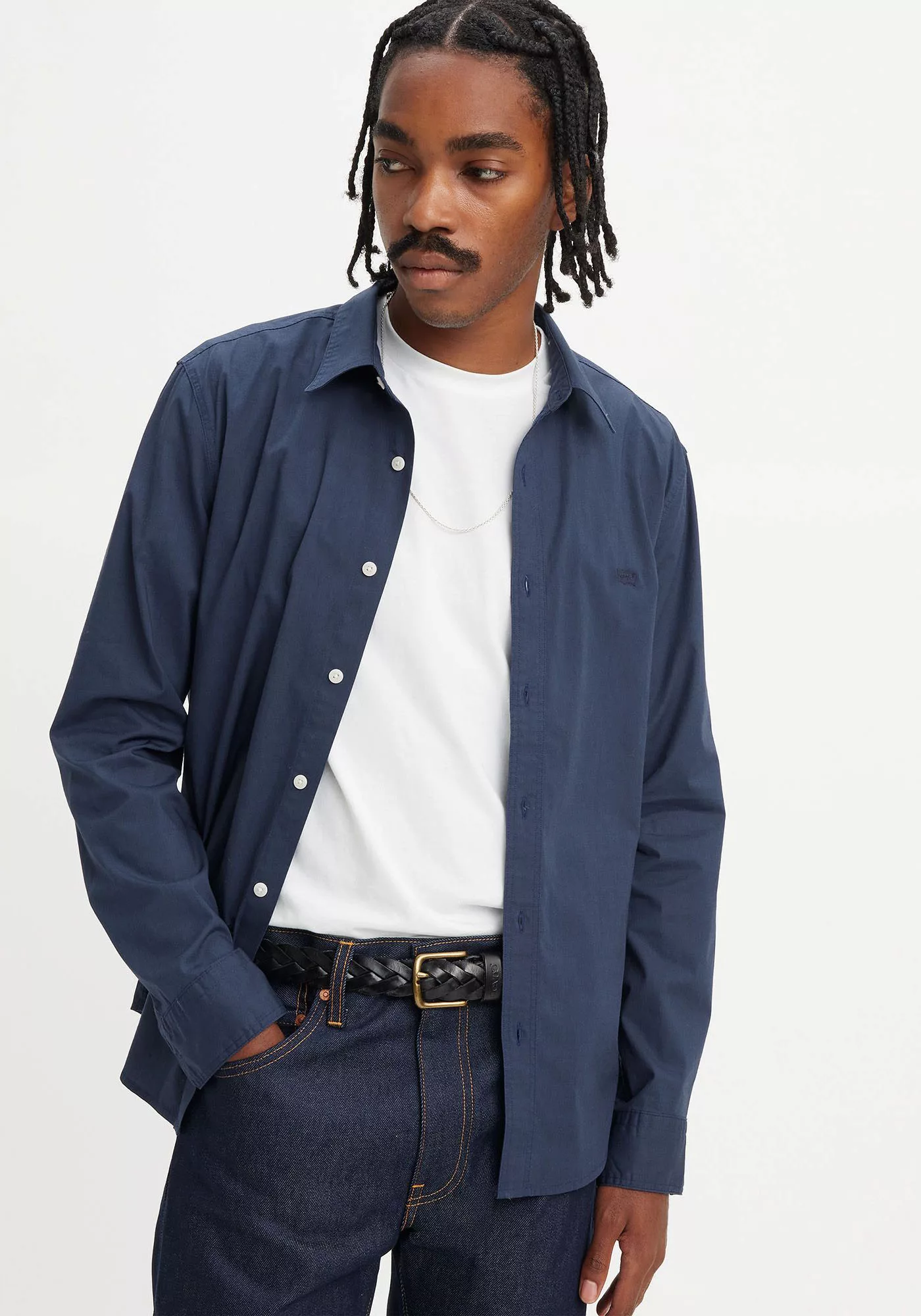 Levis Jeanshemd "BATTERY HM SHIRT SLIM", mit Logobadge günstig online kaufen