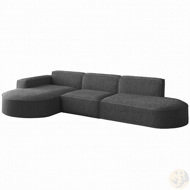 Friderik-EU Ecksofa PARMA L Couch Moderner Minimalismus 296x165cm, gepolste günstig online kaufen