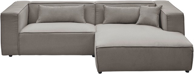 LeGer Home by Lena Gercke Ecksofa »PIARA mit Kedernaht in Cord oder Leineno günstig online kaufen