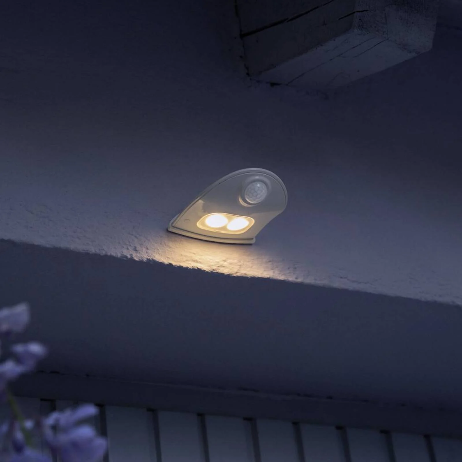 OSRAM LED-Außenwandlampe DOORLED DOWN, weiß, Sensor Batterie günstig online kaufen
