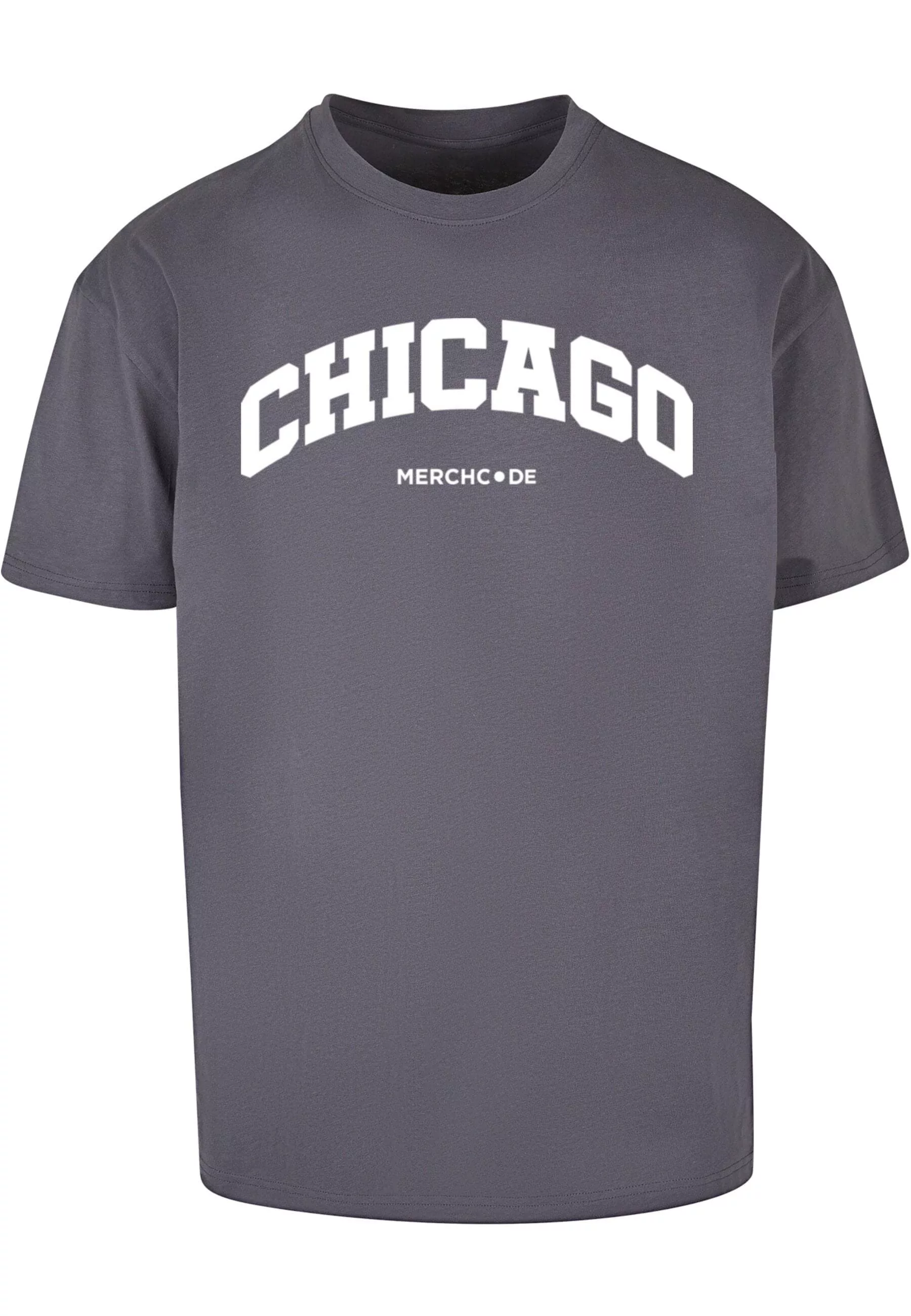 Merchcode T-Shirt "Merchcode Herren Chicago Wording - Heavy Oversize Tee", günstig online kaufen