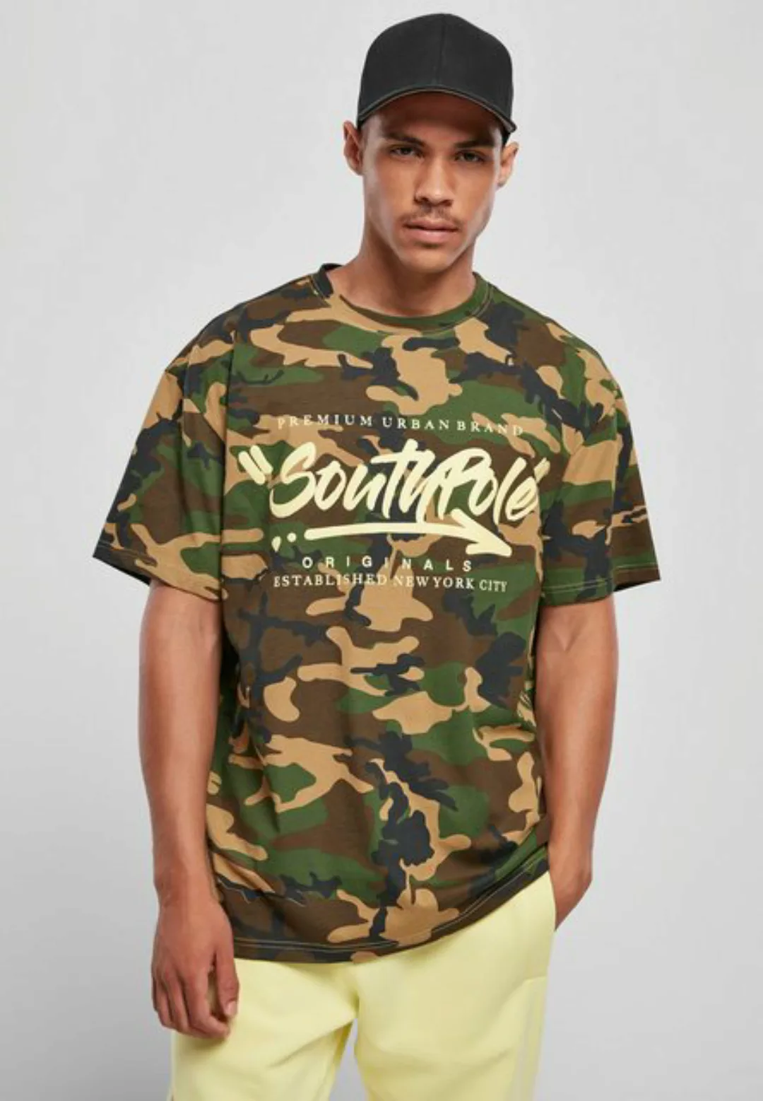 Southpole Kurzarmshirt Herren Southpole Short Sleeve Tee korean camo günstig online kaufen