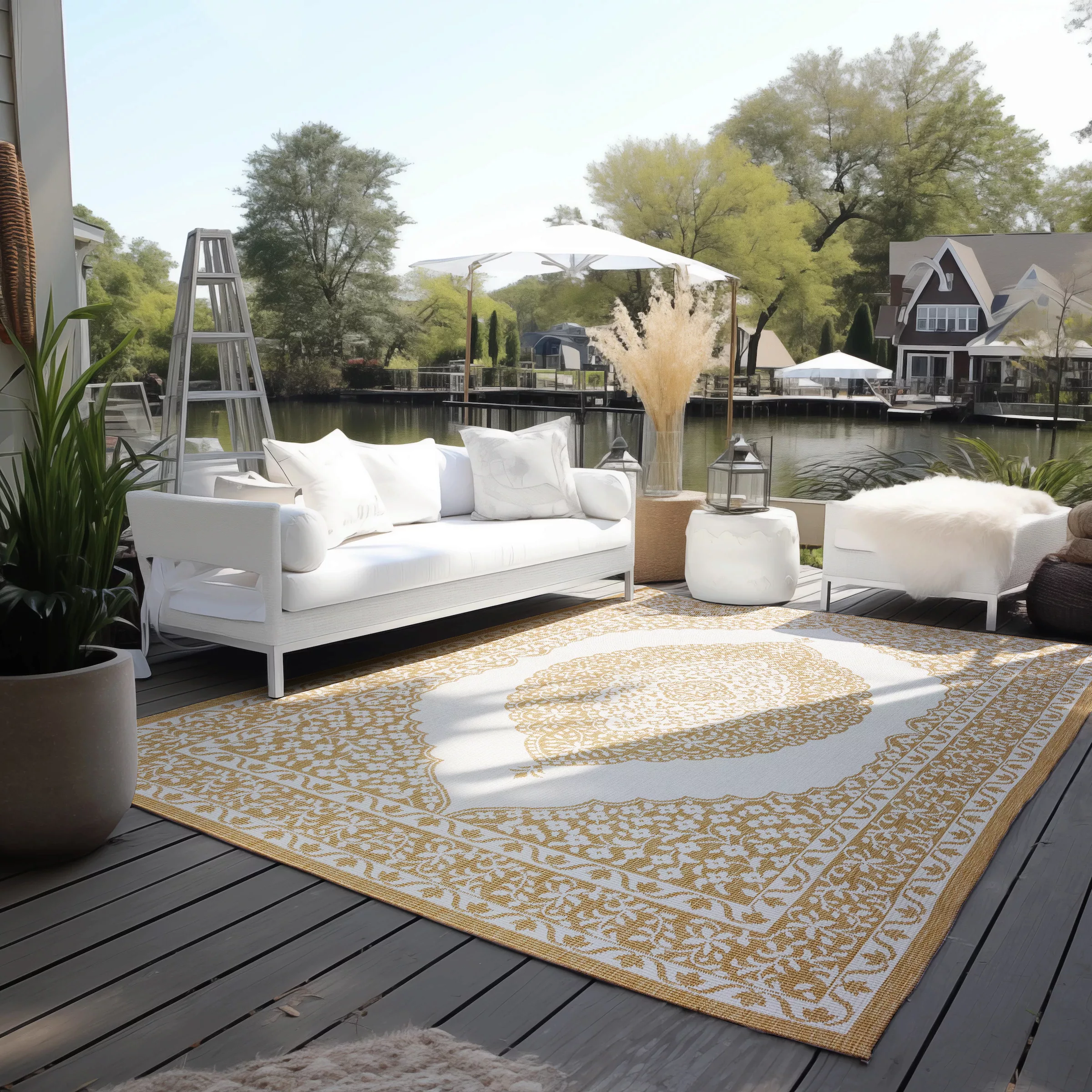 ELLE DECORATION Teppich »Meekly, In- und Outdoor«, rechteckig, 5 mm Höhe, F günstig online kaufen