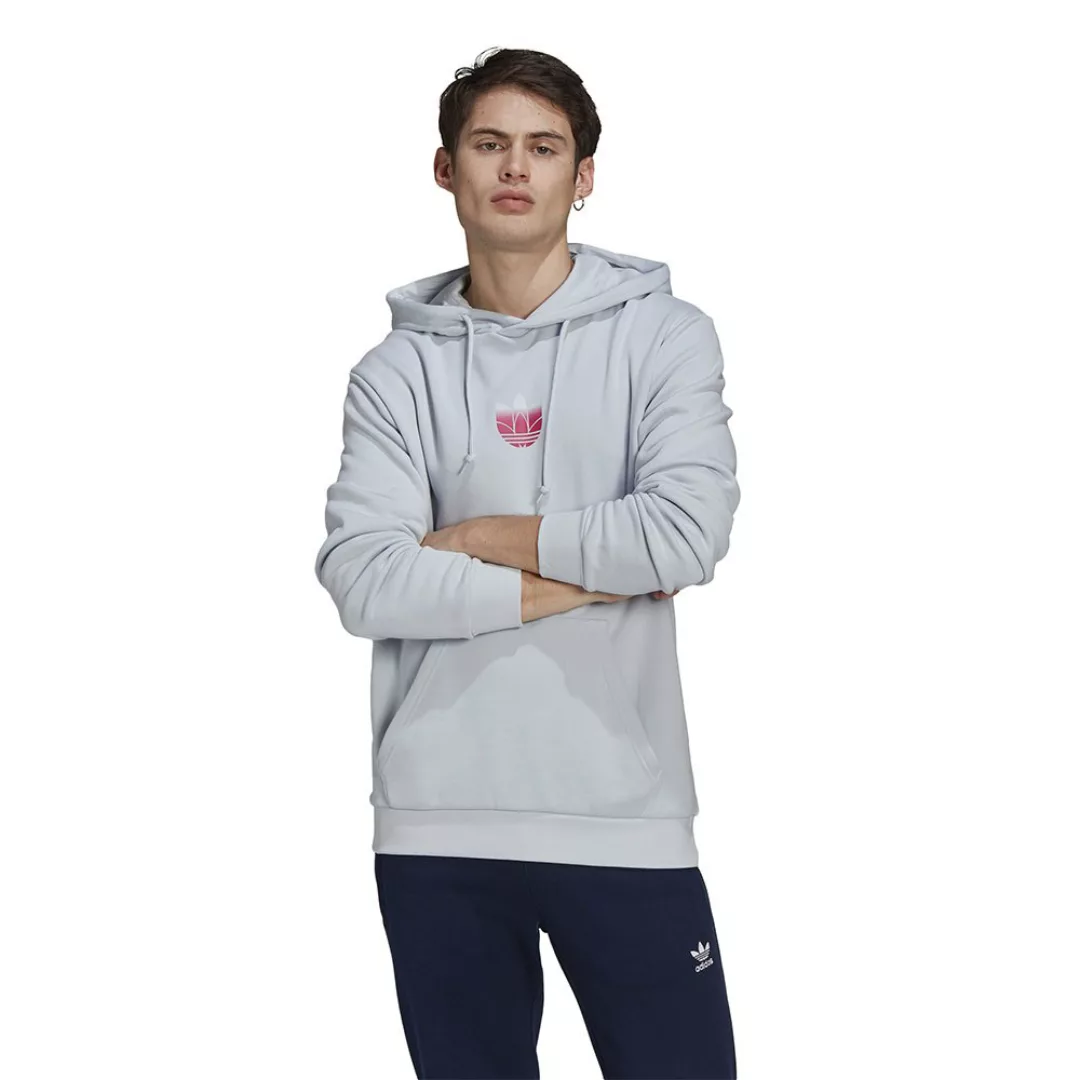 Adidas Originals Adicolor 3d Trefoil Om Kapuzenpullover XL Halo Blue günstig online kaufen