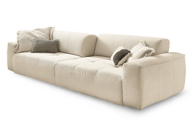 daslagerhaus living Big-Sofa 4-Sitzer Paddy Cord günstig online kaufen