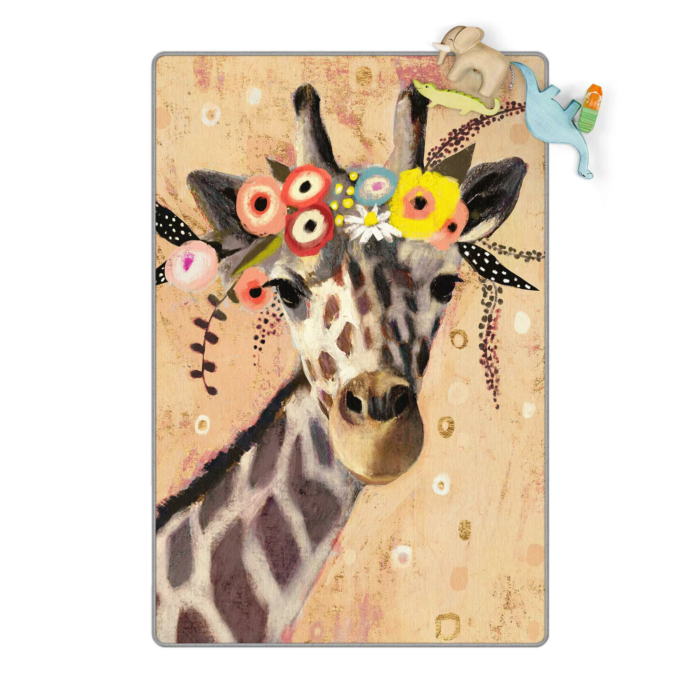Teppich Klimt Giraffe günstig online kaufen