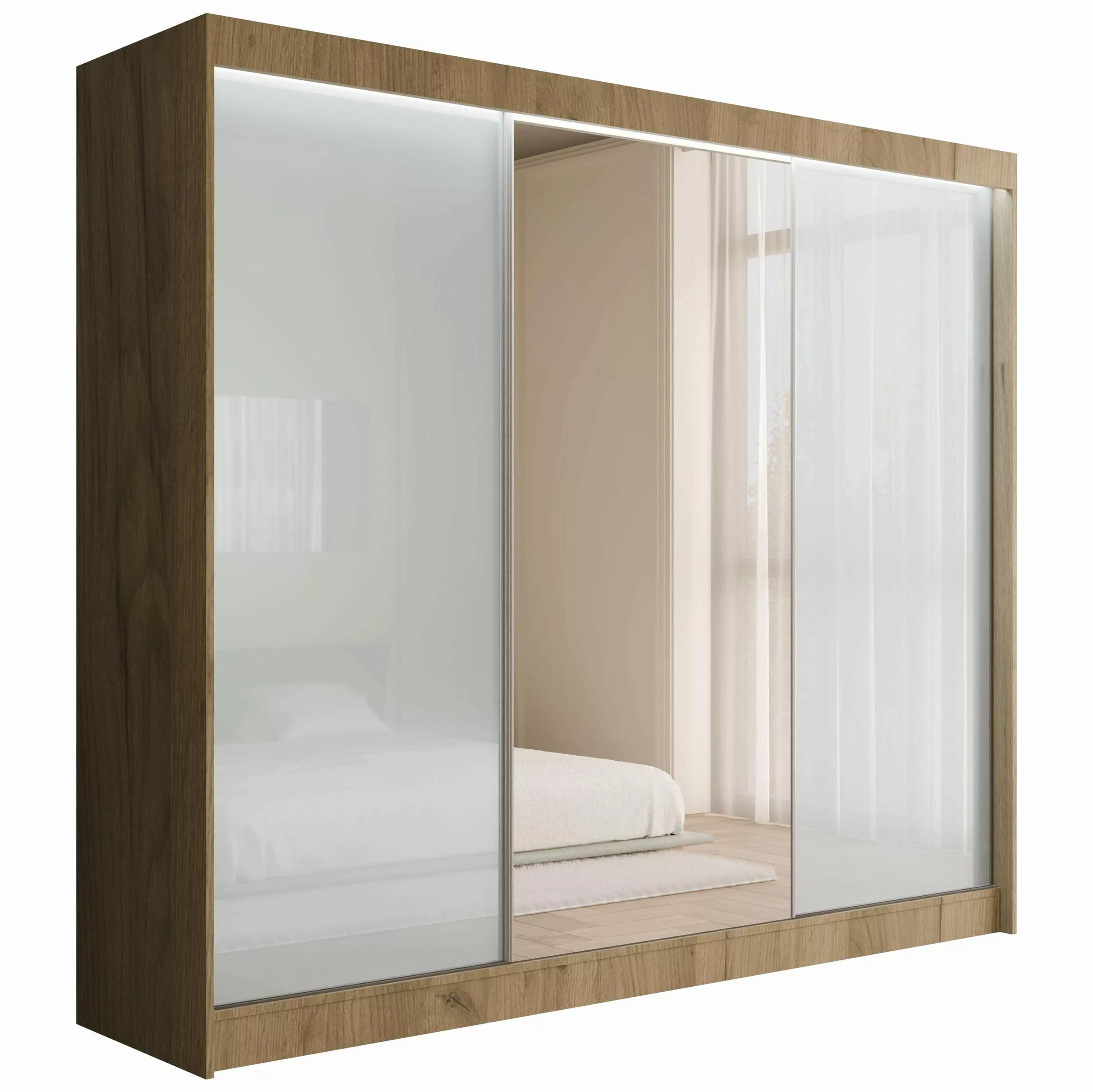 ALTDECOR Schiebetürenschrank VESLI (Kleiderschrank Garderobenschrank mit günstig online kaufen