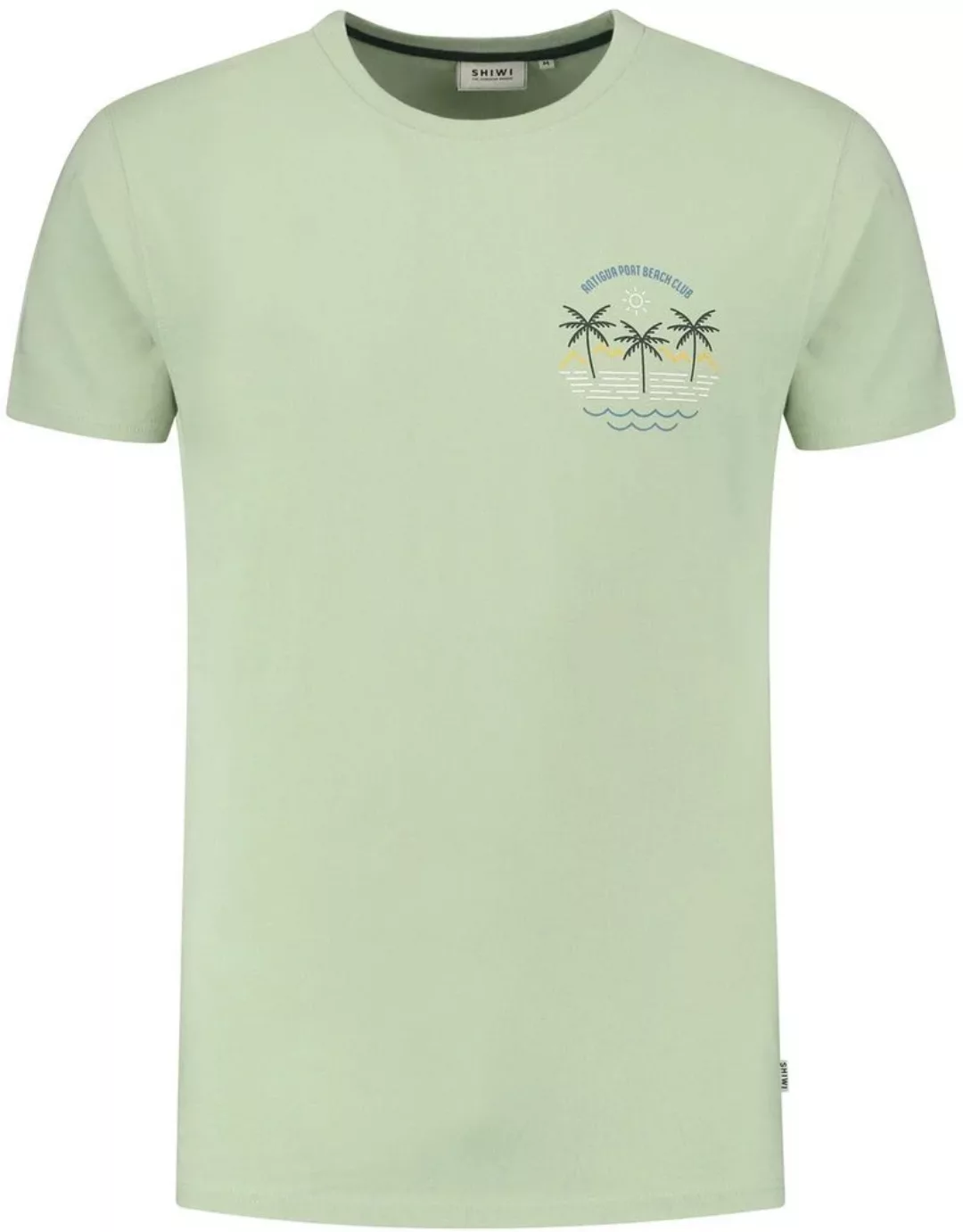 Shiwi T-Shirt Antigua Port Dust Green - Größe M günstig online kaufen