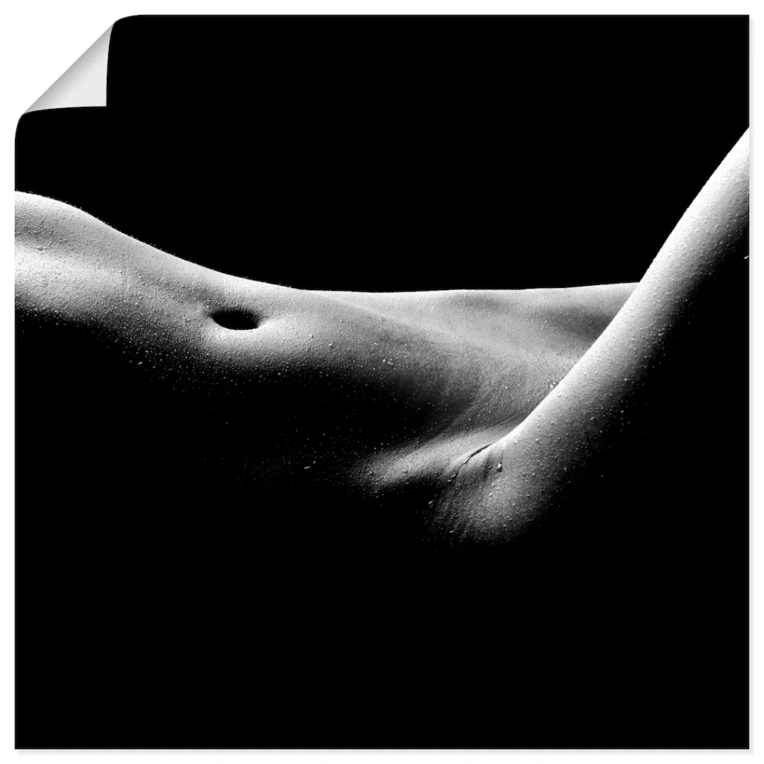 Artland Wandbild "Körperausschnitt einer nackten Frau", Frau, (1 St.), als günstig online kaufen