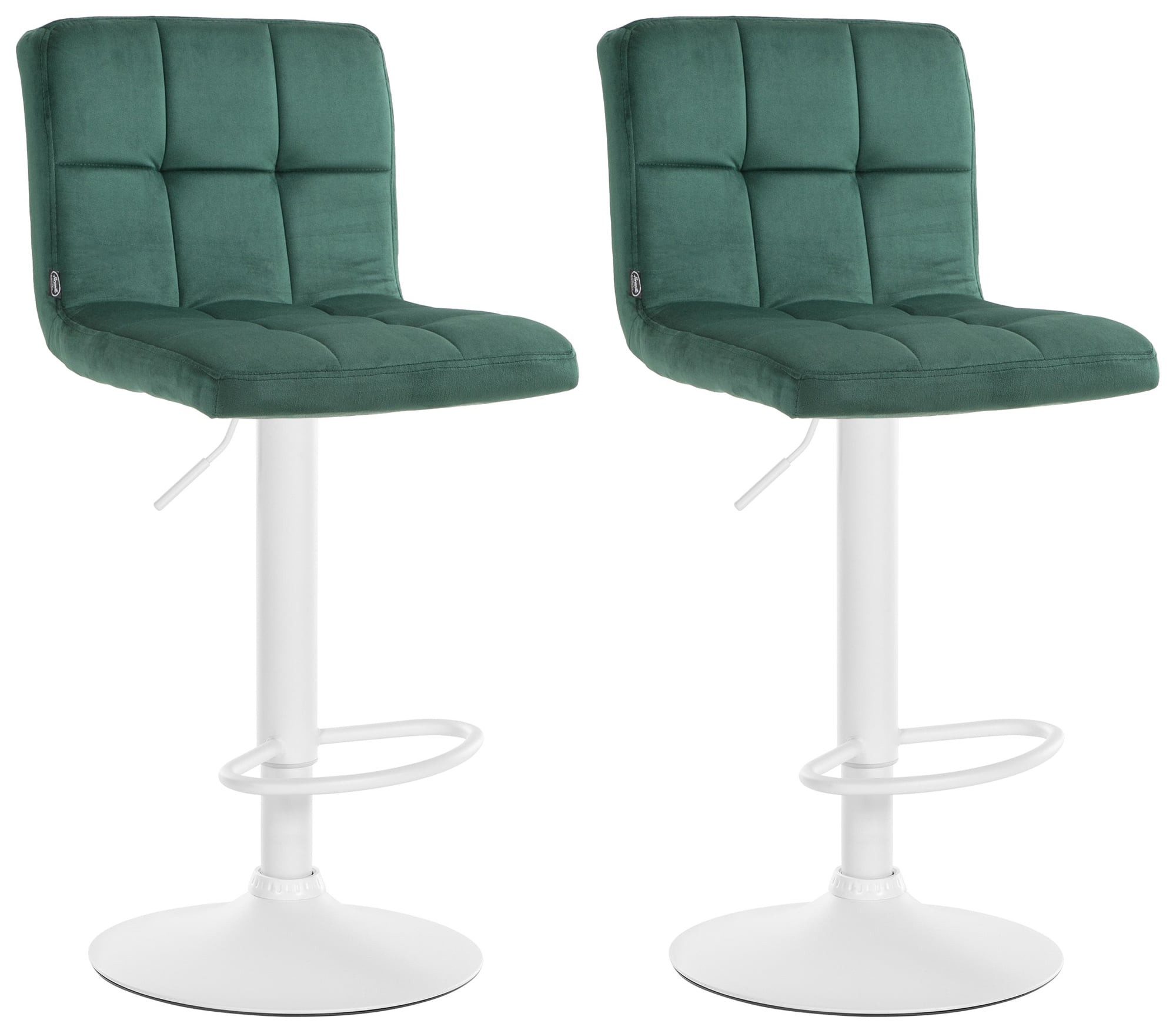 CLP Barhocker Peru Samt (2er Set, günstig online kaufen