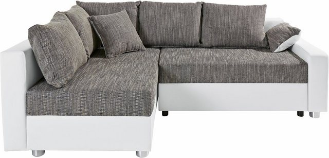 COLLECTION AB Ecksofa Parma, mit Bettfunktion, inkl. Zier- und Rückenkissen günstig online kaufen