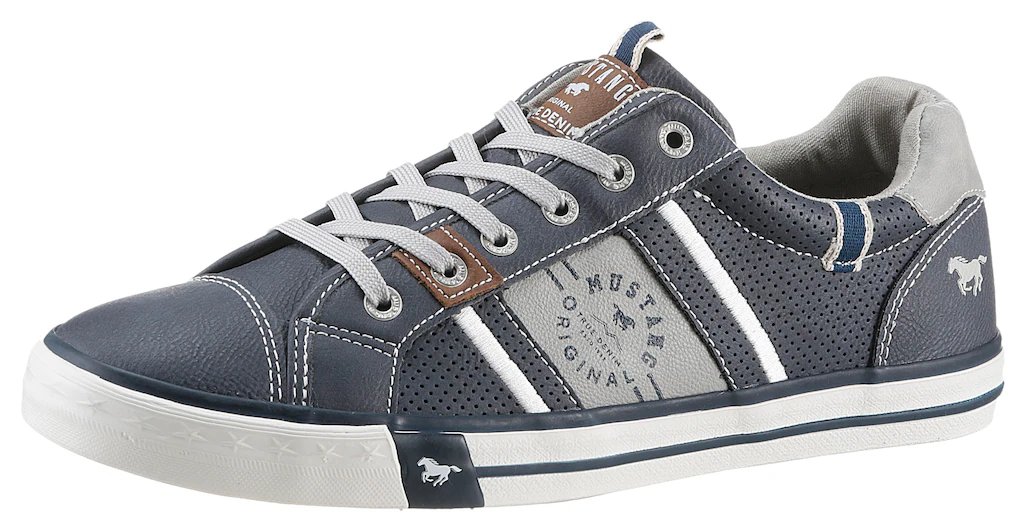 Mustang Shoes Sneaker, mit kontrastreichen Details, Freizeitschuh, Halbschu günstig online kaufen