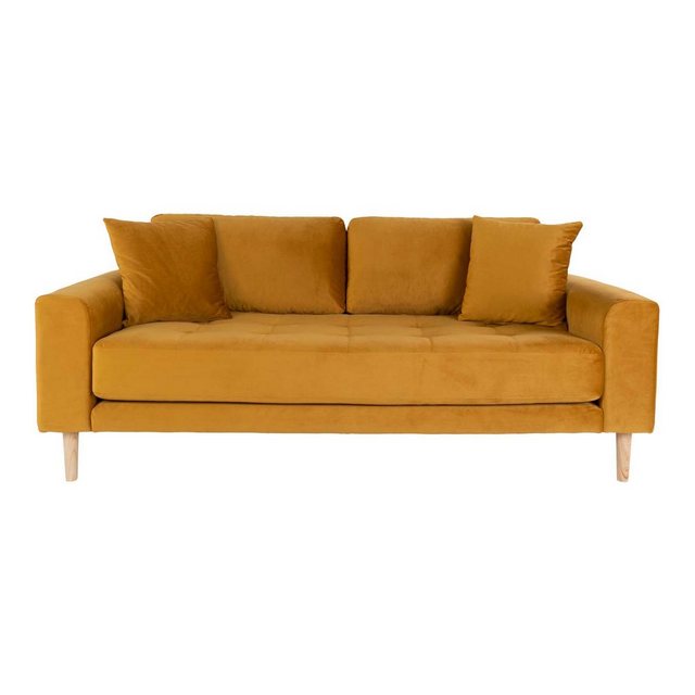 ebuy24 Sofa Lido Sofa 2,5 Pers. velour inkl. 2 dekorative Kiss günstig online kaufen