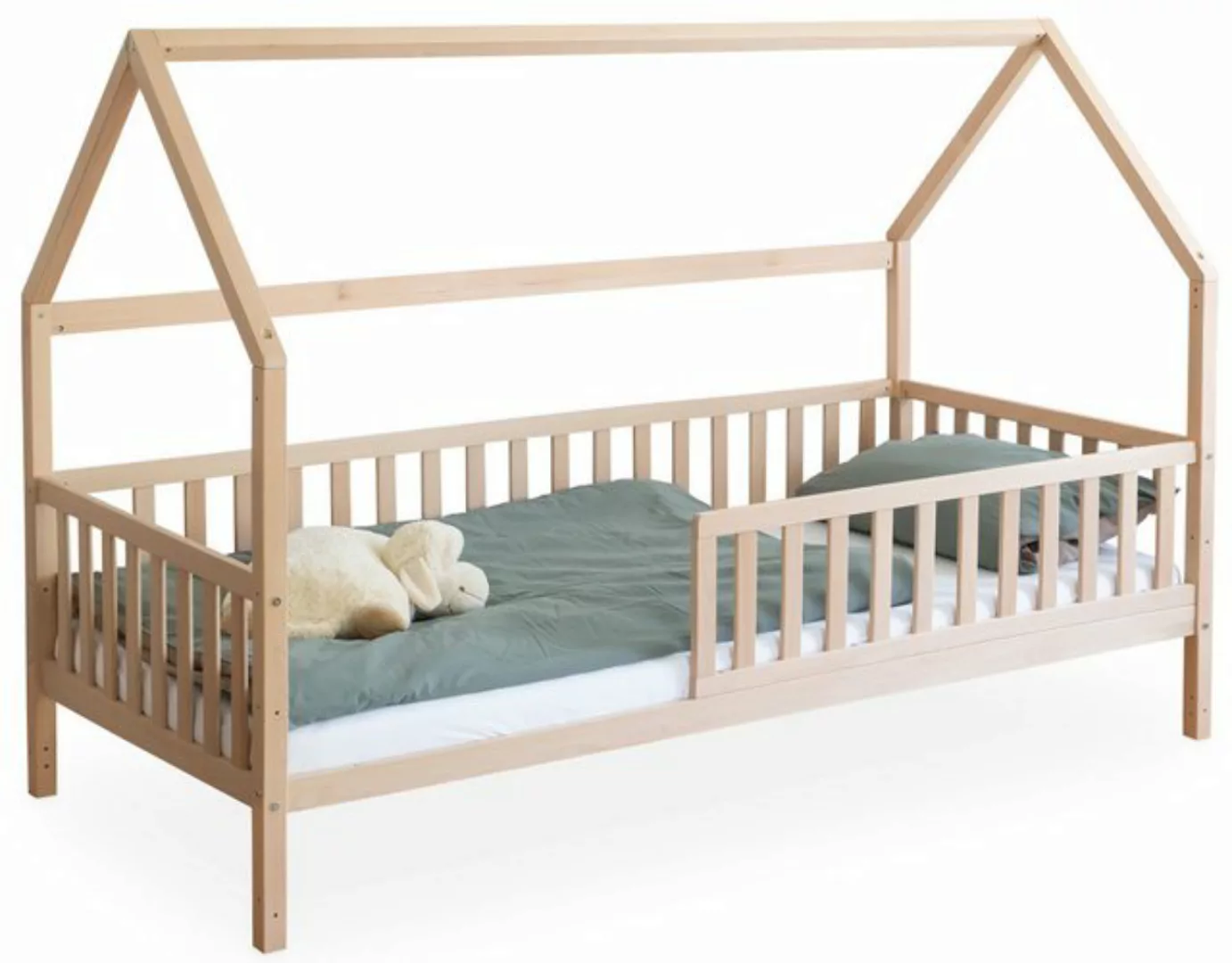 Ehrenkind Hausbett Buche, Hausbett 90x200 cm, FSC zertifiziert (Montessori günstig online kaufen