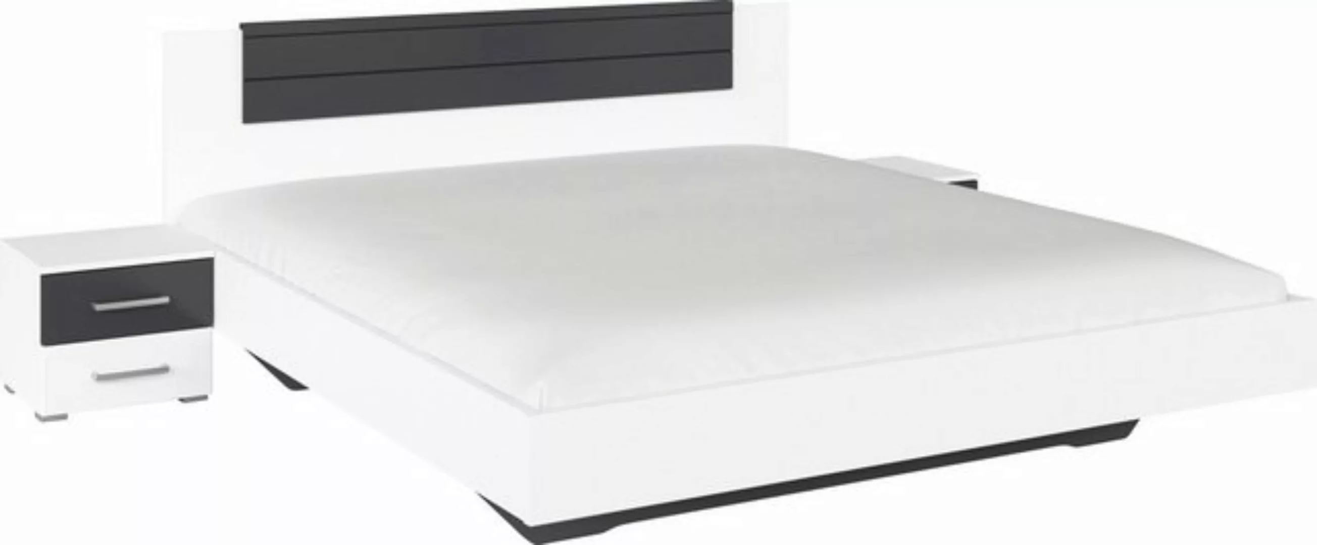 rauch Bettanlage "Doppelbett Futonbett BARCELONA in schwebender Optik", (Se günstig online kaufen