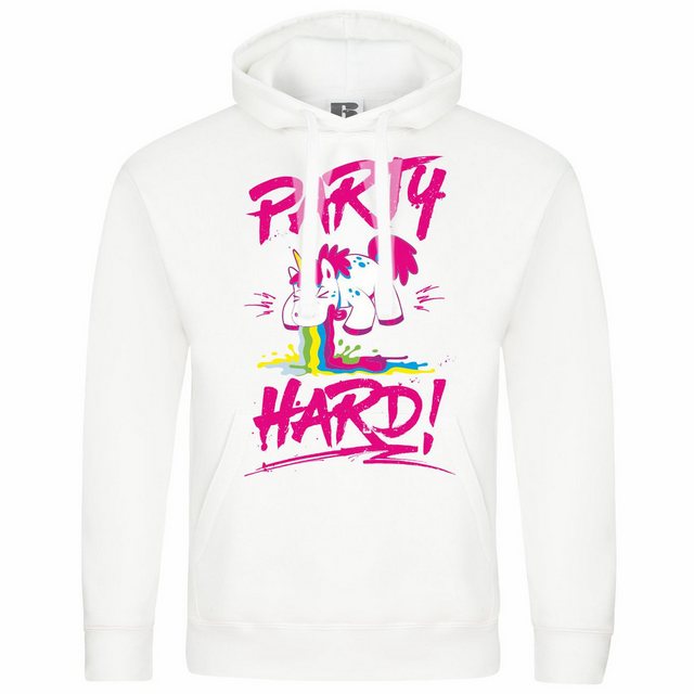 deinshirt Kapuzenpullover Herren Kapuzenpullover PARTY HARD Mit Print Motiv günstig online kaufen