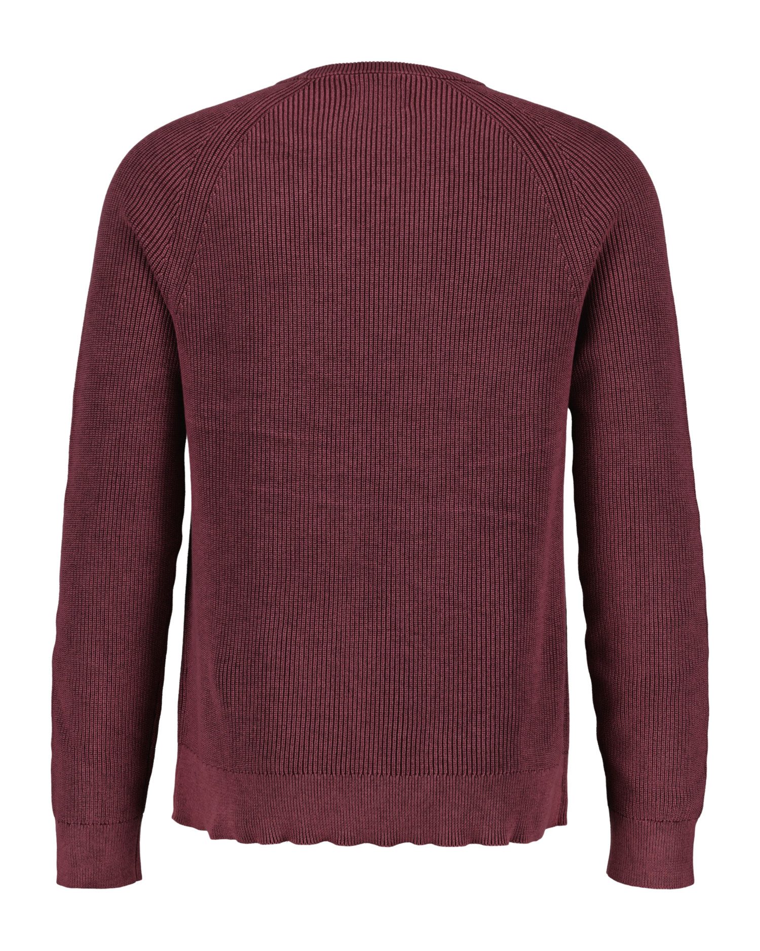 Gant Rundhalspullover WASHED RIB C-NECK in günstig online kaufen