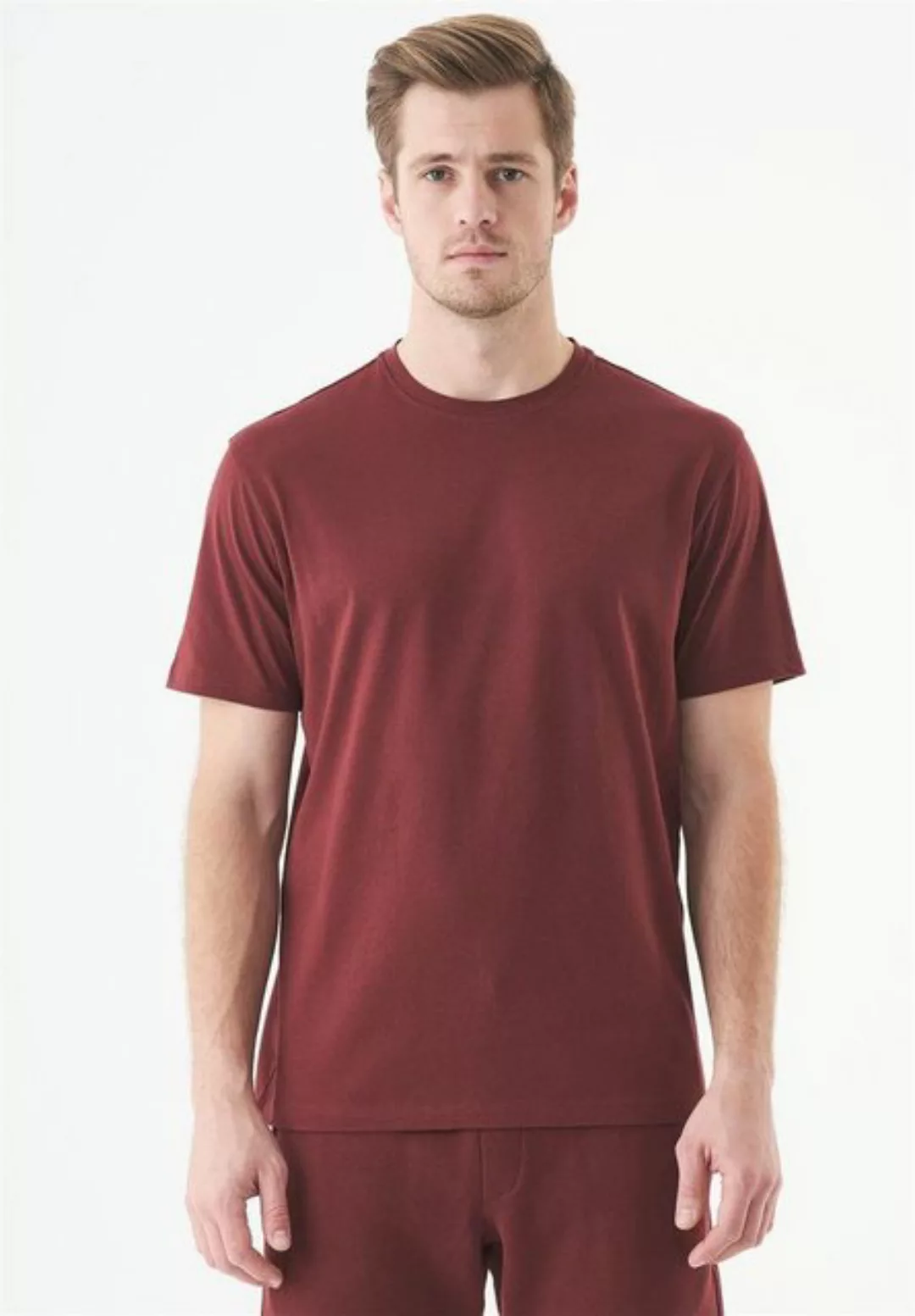 ORGANICATION T-Shirt Tillo-Unisex Basic T-Shirt in Bordeaux günstig online kaufen