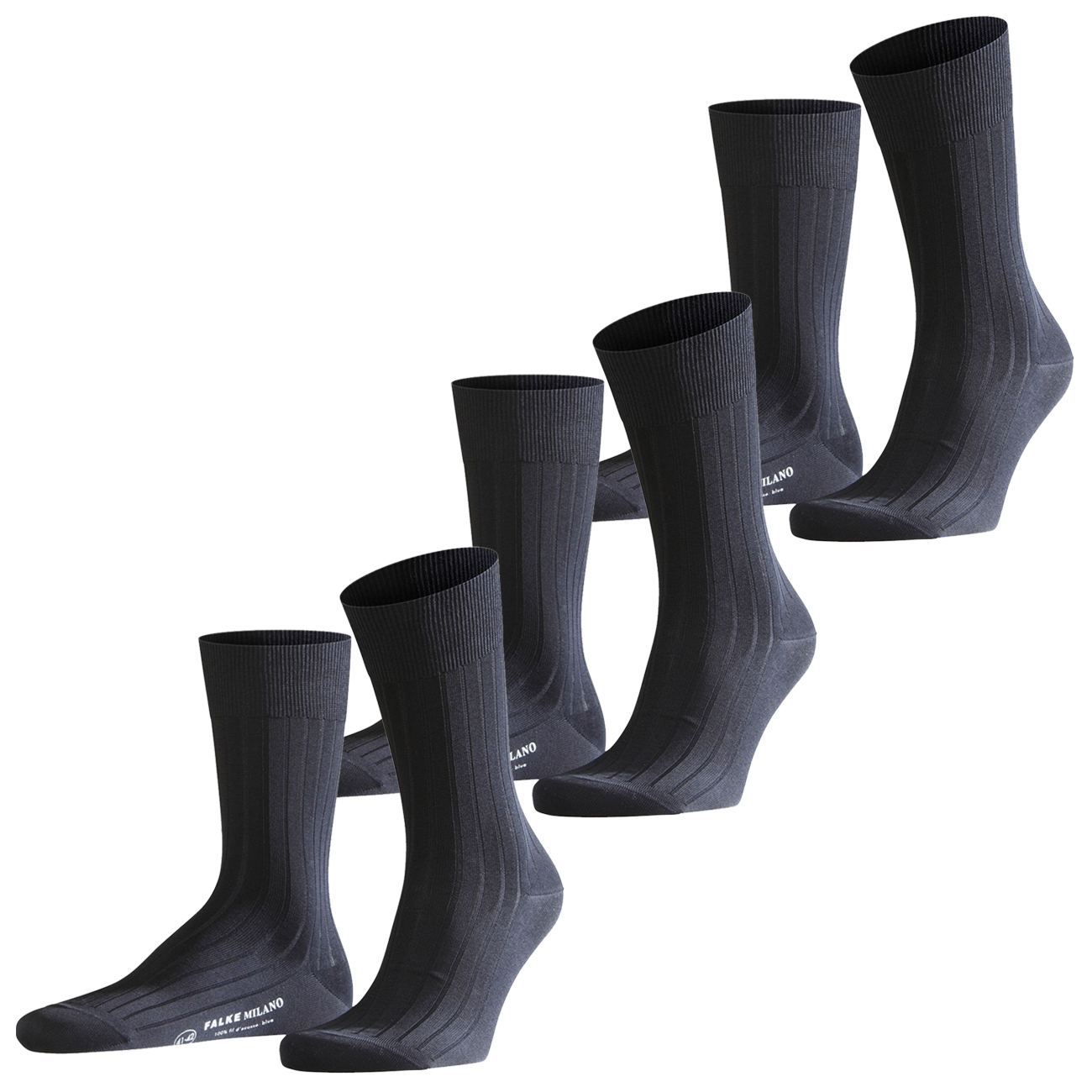 Businesssocken - Milano Socken - 2er 3er 4er Multipack günstig online kaufen