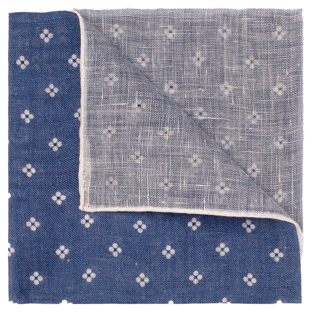 FaÇonnable Fe2035 Taschentuch One Size Blue / White günstig online kaufen