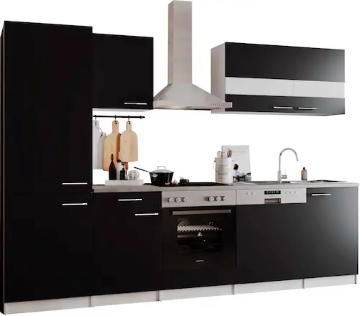 RESPEKTA Küchenzeile »Malia«, Breite 280 cm, mit Soft-Close günstig online kaufen