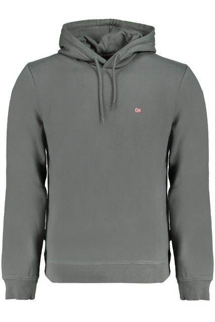 Napapijri Sweatshirt Grünes Herren-Sweatshirt: Hoodie mit Fleece & günstig online kaufen