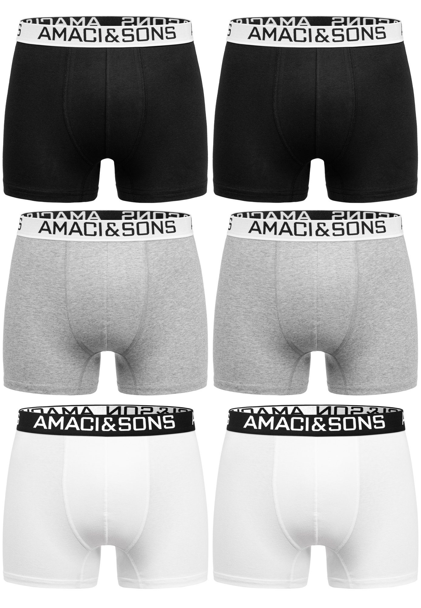 Amaci&Sons Boxershorts WESTON 6er Pack Boxershorts günstig online kaufen