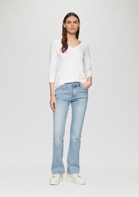 s.Oliver 5-Pocket-Jeans Jeans Beverly / Slim Fit / Mid Rise / Bootcut Leg günstig online kaufen