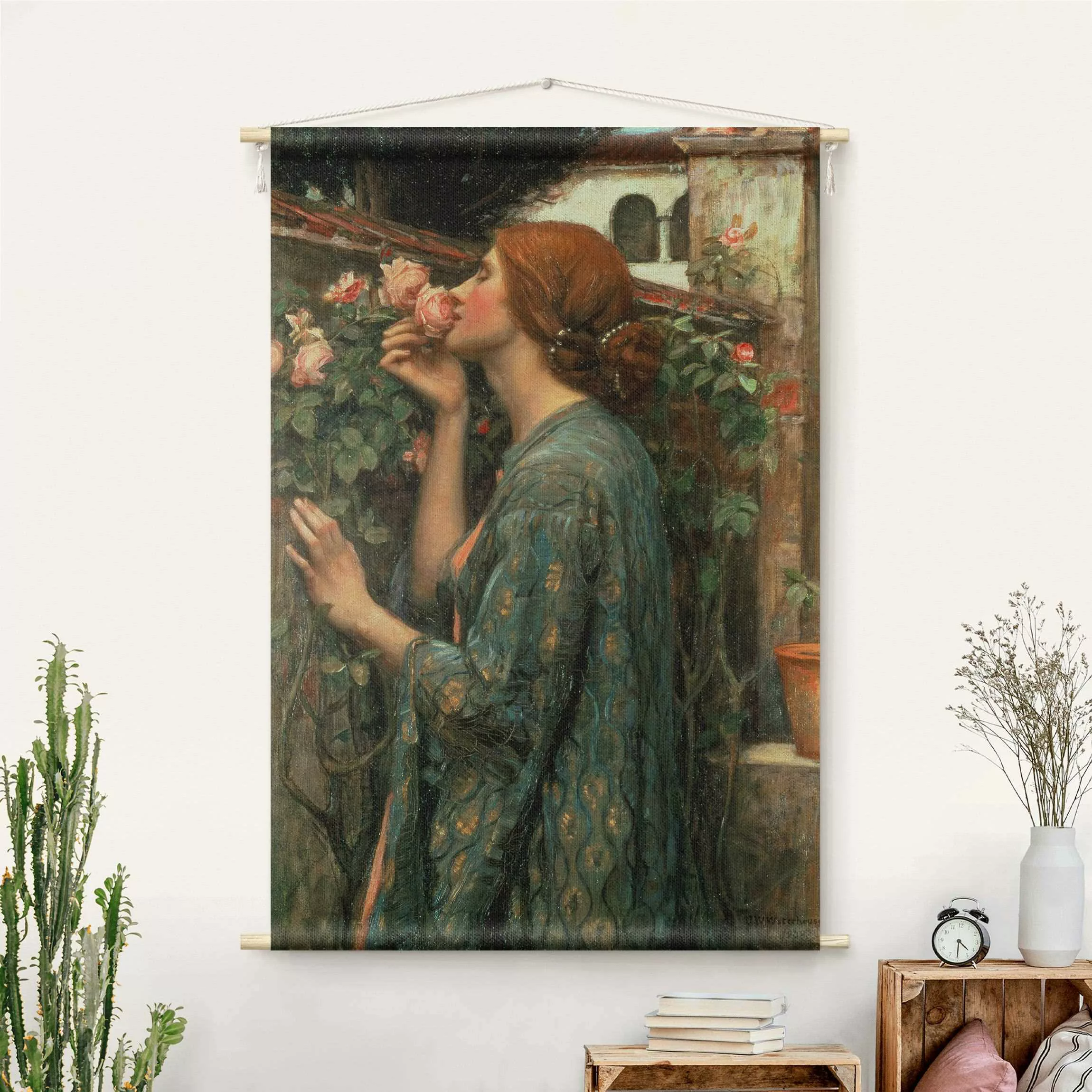 Wandteppich John William Waterhouse - Die Seele der Rose günstig online kaufen