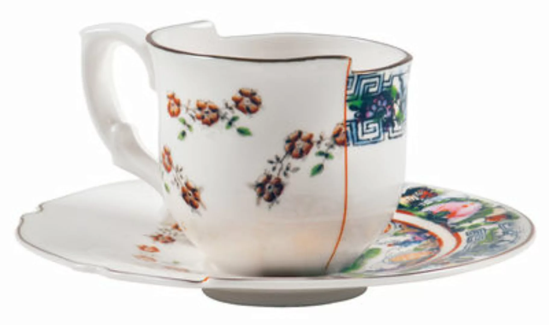 Kaffeetasse Hybrid Tamara keramik bunt Set aus Kaffeetasse + Untertasse - S günstig online kaufen