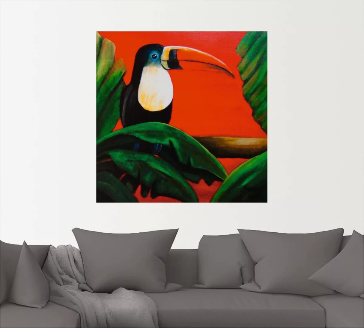 Artland Wandbild "Tukan", Vögel, (1 St.) günstig online kaufen