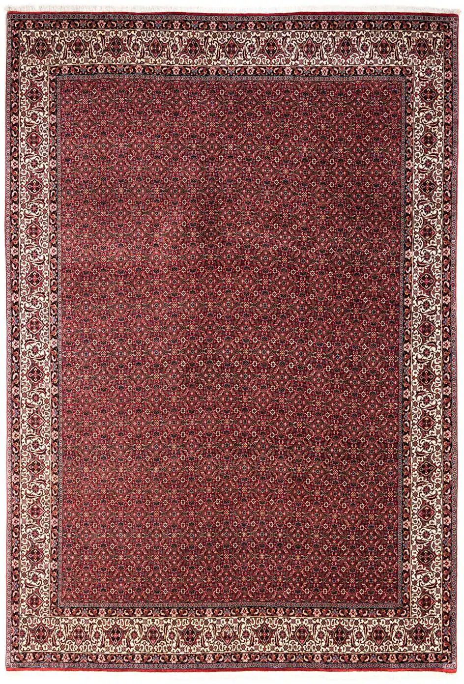 morgenland Wollteppich »Bidjar Takab Stark Gemustert Rosso 343 x 251 cm«, r günstig online kaufen