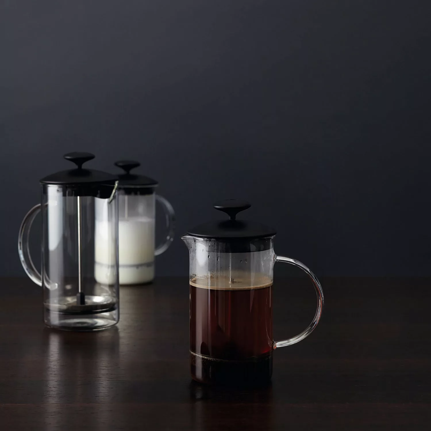 LEONARDO Kaffeebereiter mit Löffel Caffe schwarz günstig online kaufen