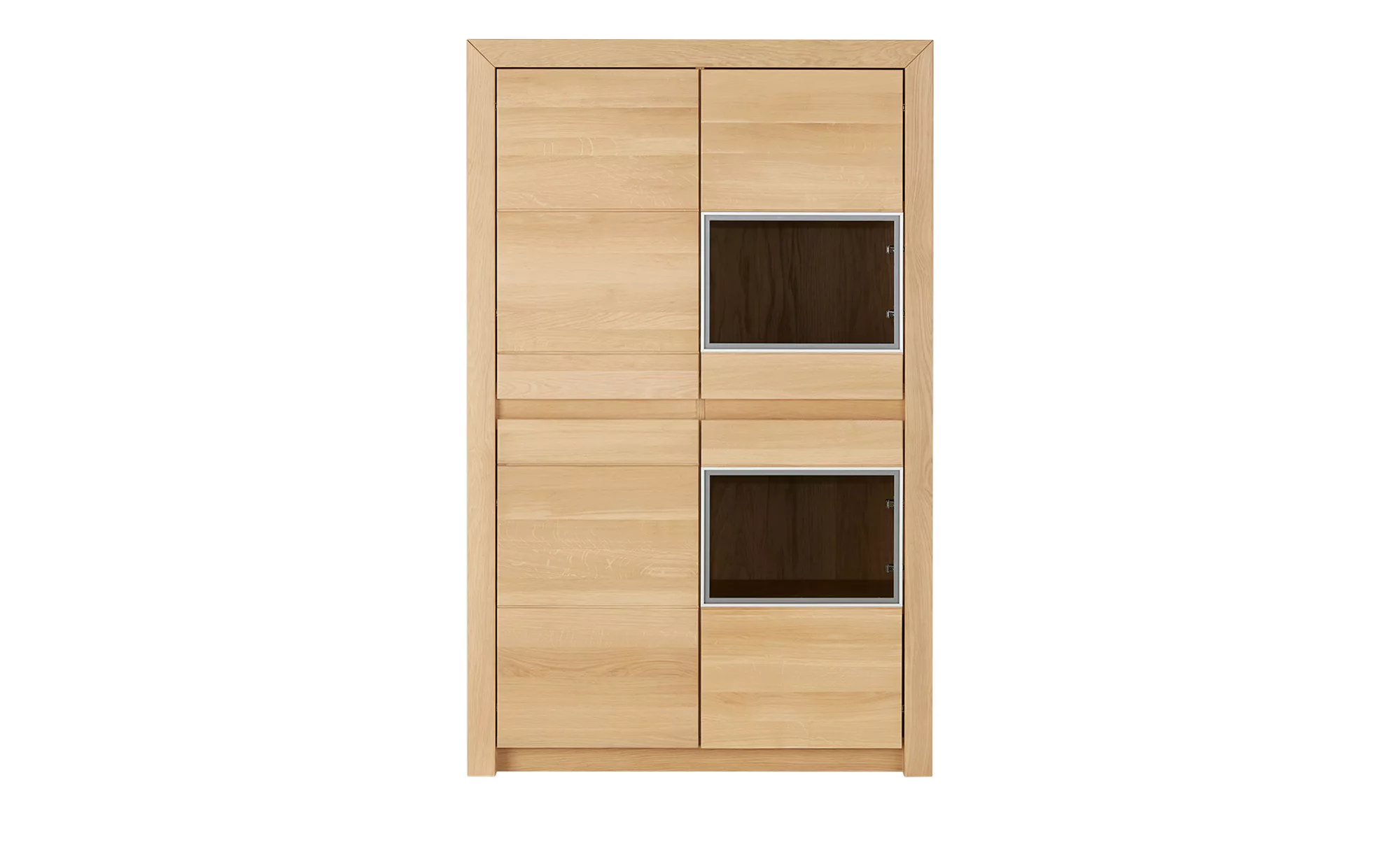 Woodford Vitrine  Solano ¦ holzfarben ¦ Maße (cm): B: 99 H: 156 T: 41 Schrä günstig online kaufen